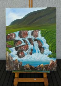 Glencoe Waterfall 40x50